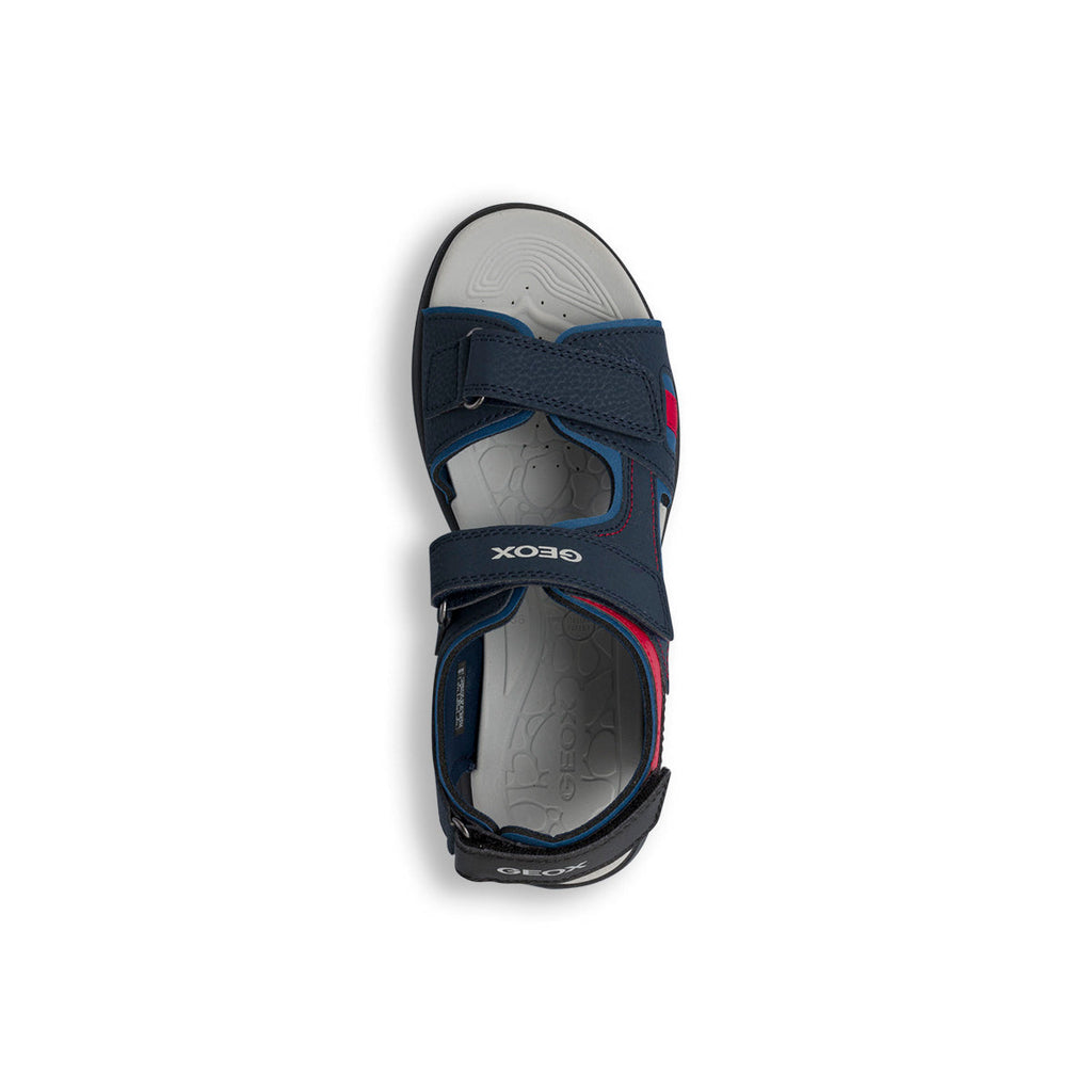 Sandali blu e rossi da bambino Geox Vaniett