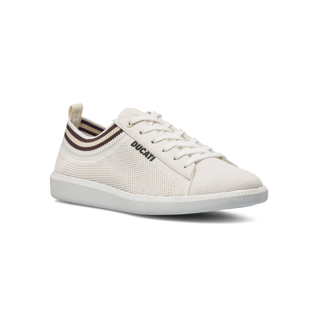 Sneakers da uomo beige in tessuto mesh Ducati