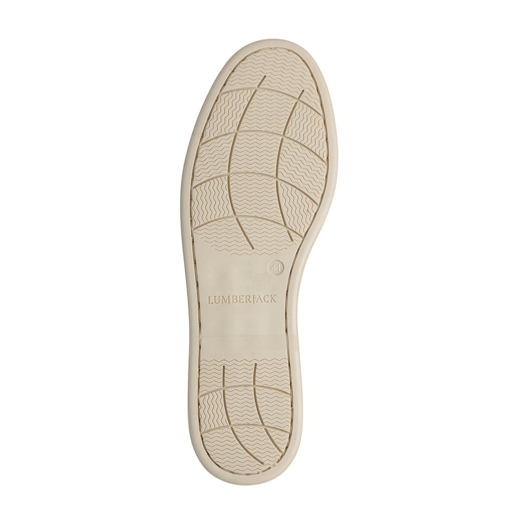 Mocassini da barca beige in pelle scamosciata Lumberjack Navigator