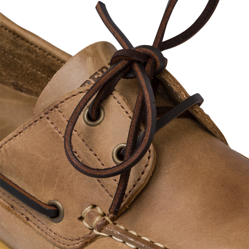 Mocassini da barca marroni in pelle da uomo Lumberjack Navigator