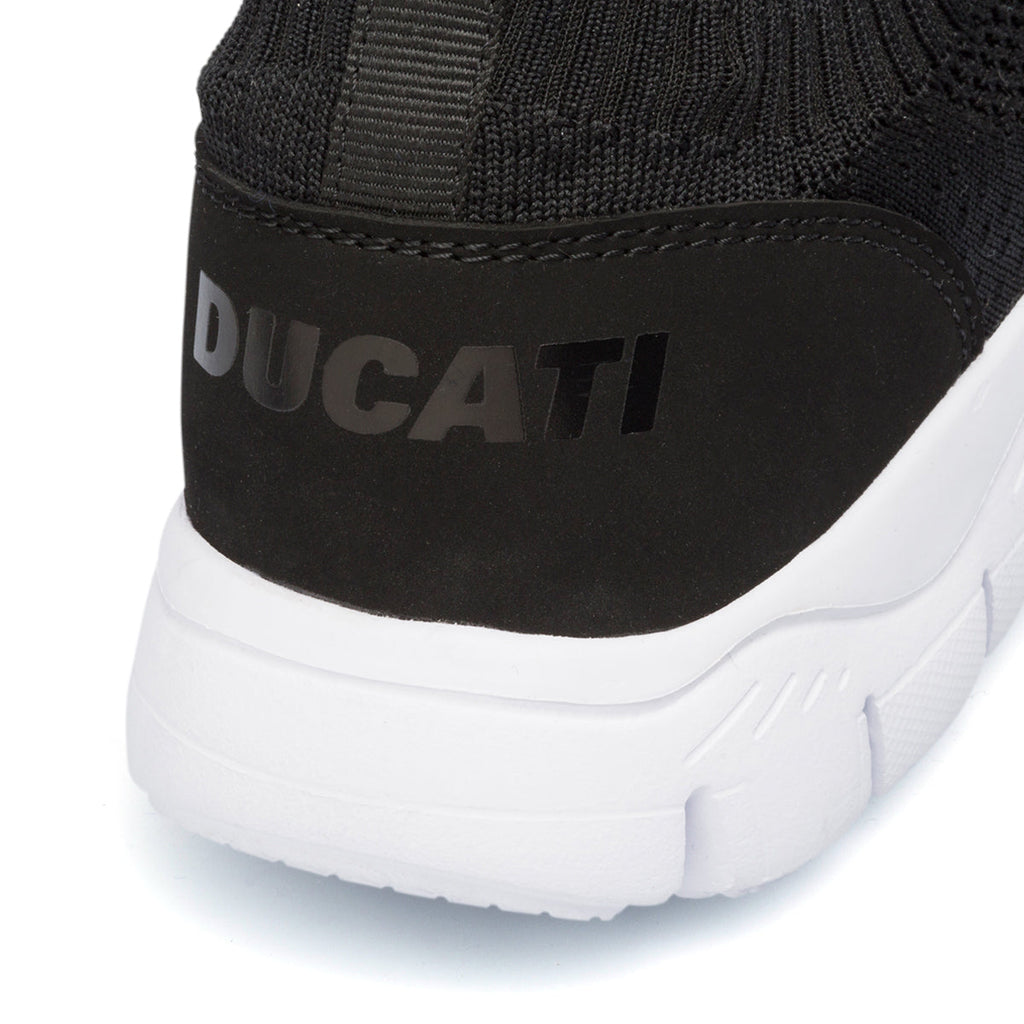 Sneakers nere da uomo in tessuto mesh Ducati