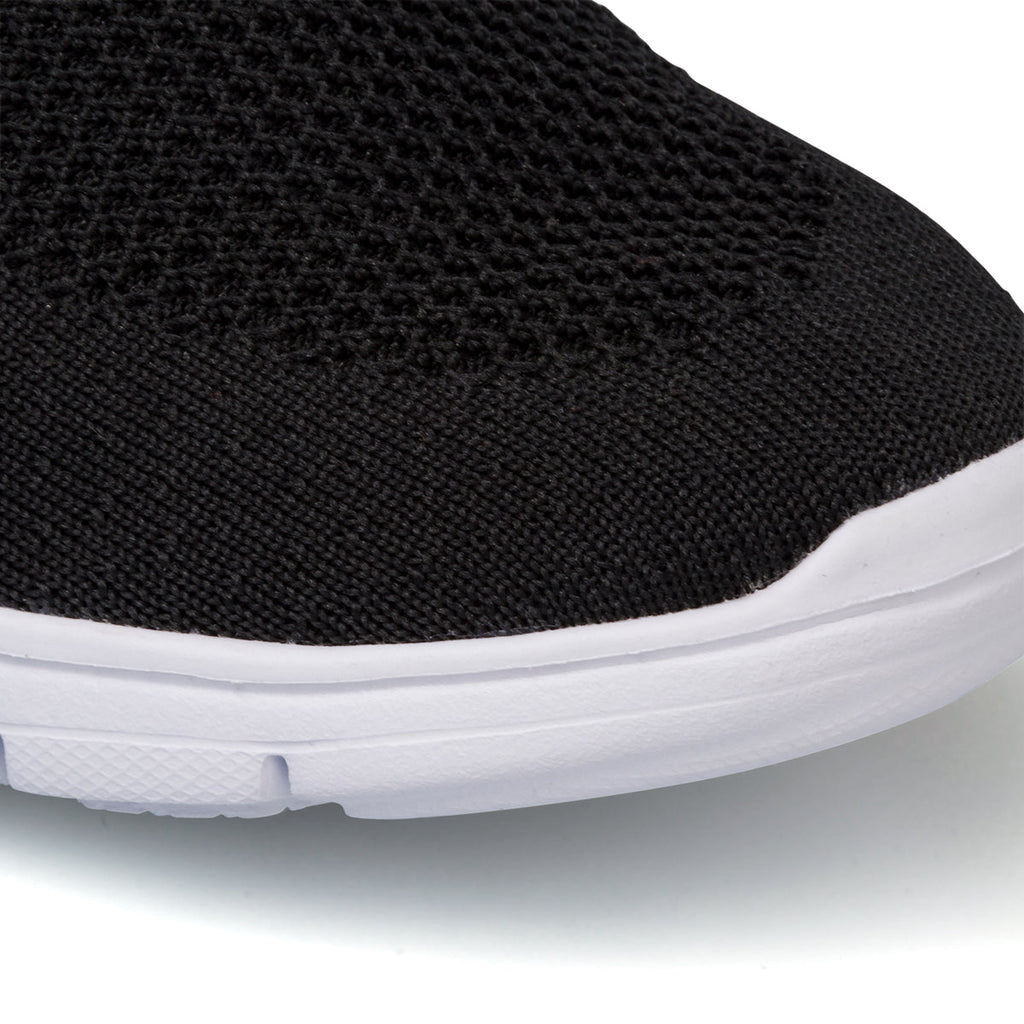 Sneakers slip-on nere in tessuto mesh da uomo Ducati