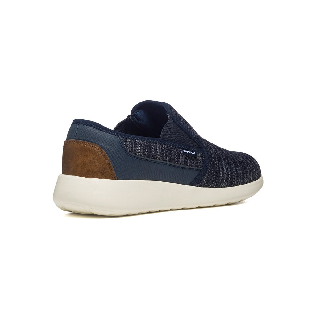 Slip-on blu navy con inserti elastici Ducati