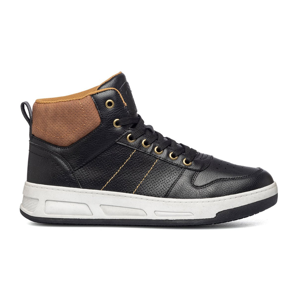 Sneakers alte nere con colletto a contrasto Patrick