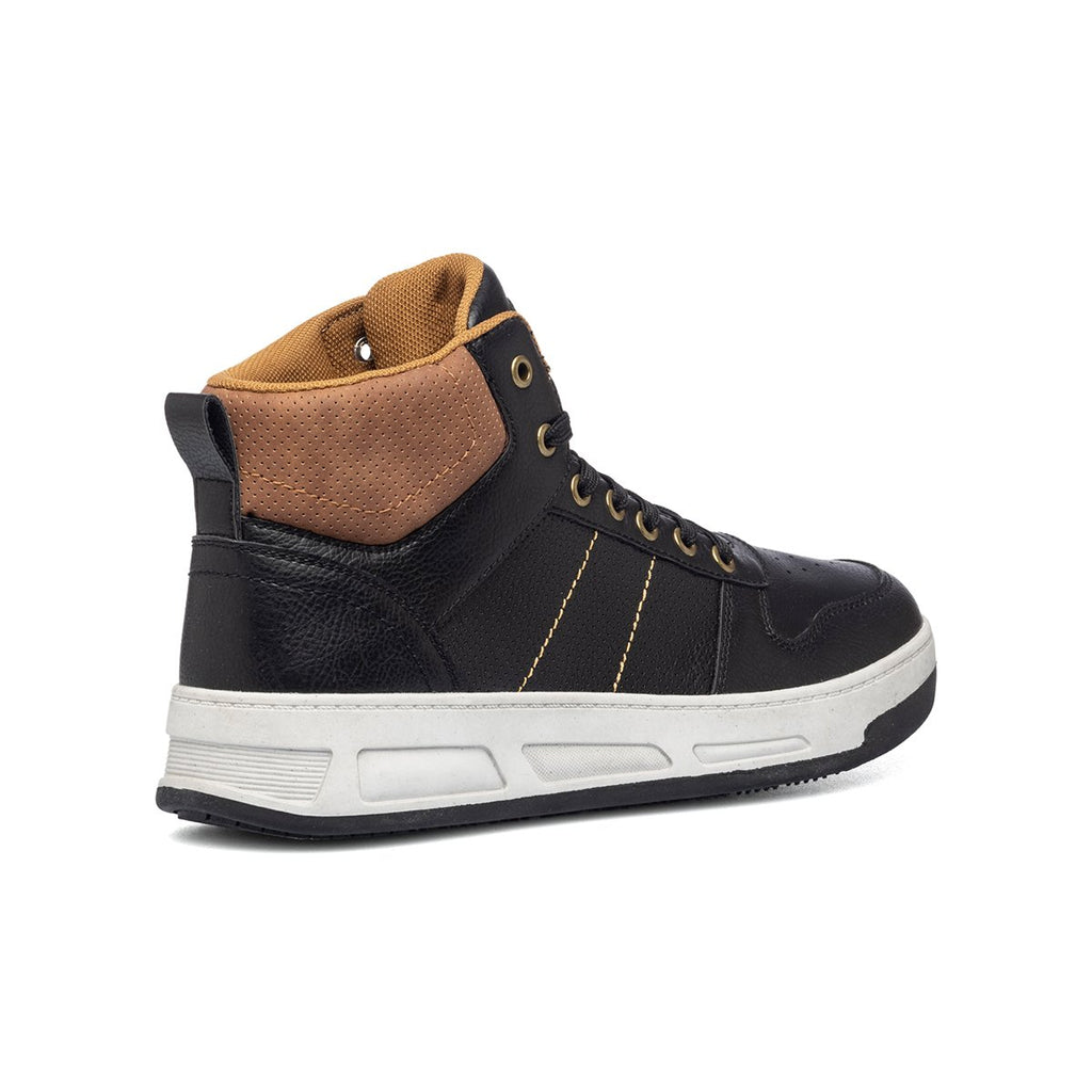 Sneakers alte nere con colletto a contrasto Patrick