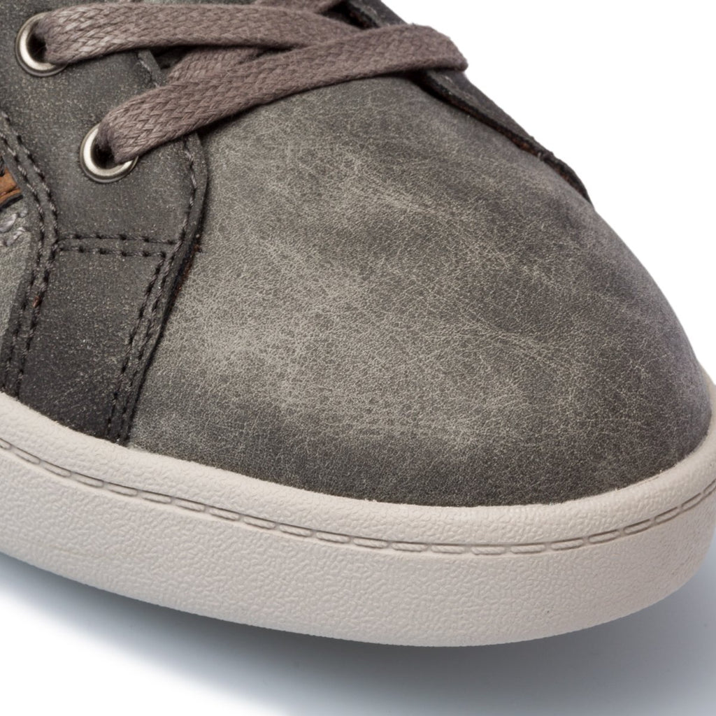 Sneakers alte grigie con zip laterale Ducati