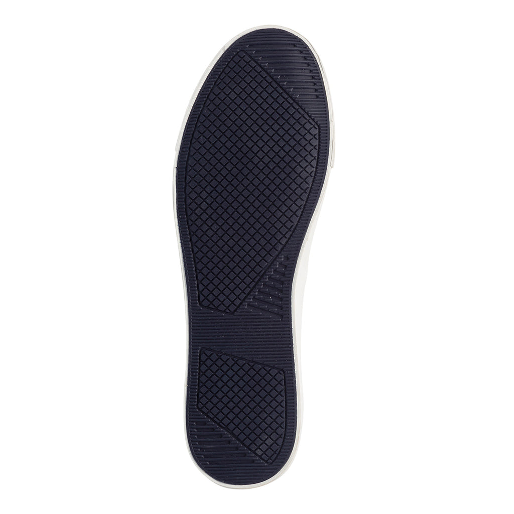 Sneakers blu in tessuto da uomo con logo laterale Ducati