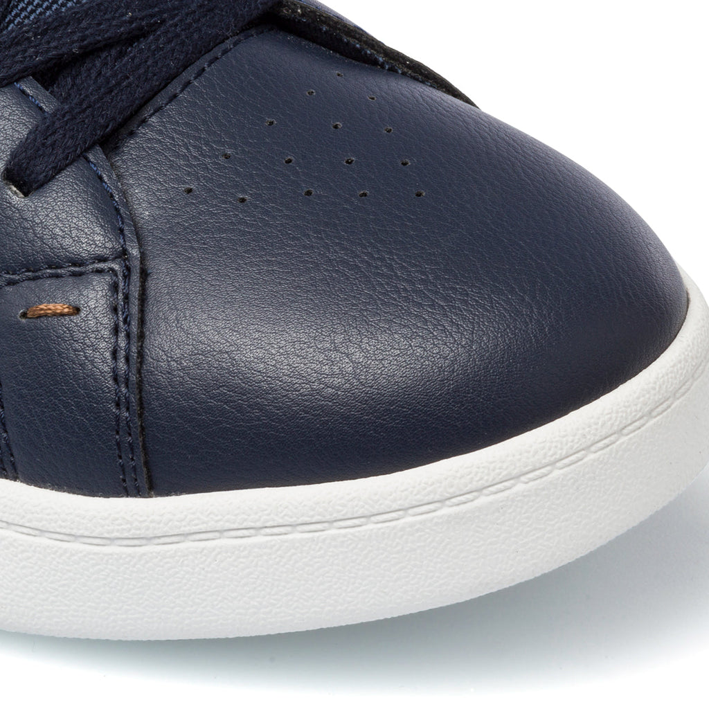 Sneakers blu in tessuto da uomo con logo laterale Ducati