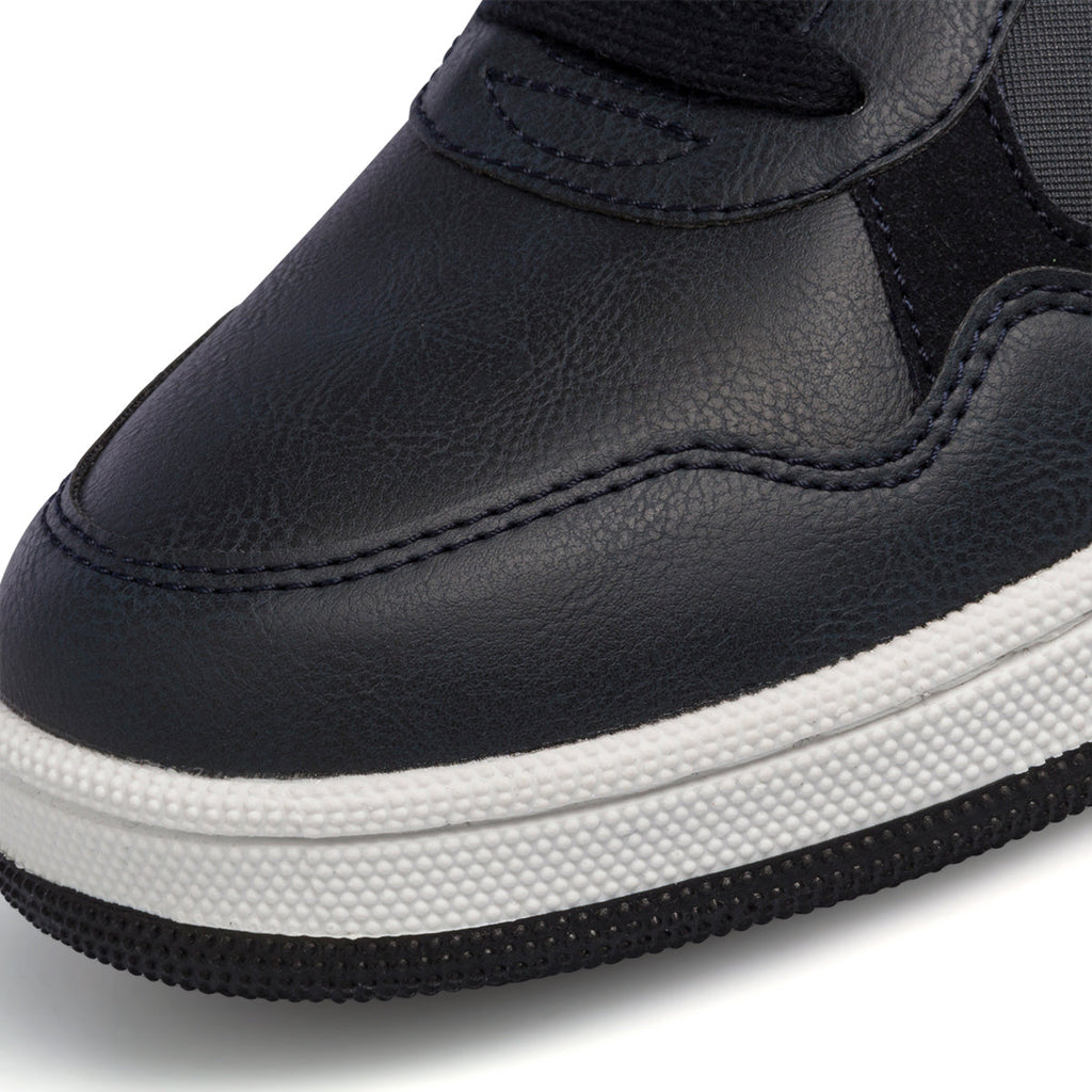 Sneakers blu navy da uomo con logo laterale Ducati