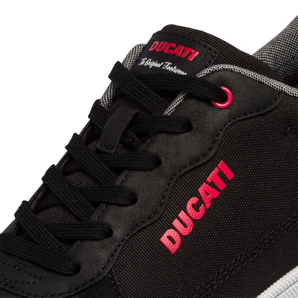 Sneakers nere da uomo con logo laterale Ducati