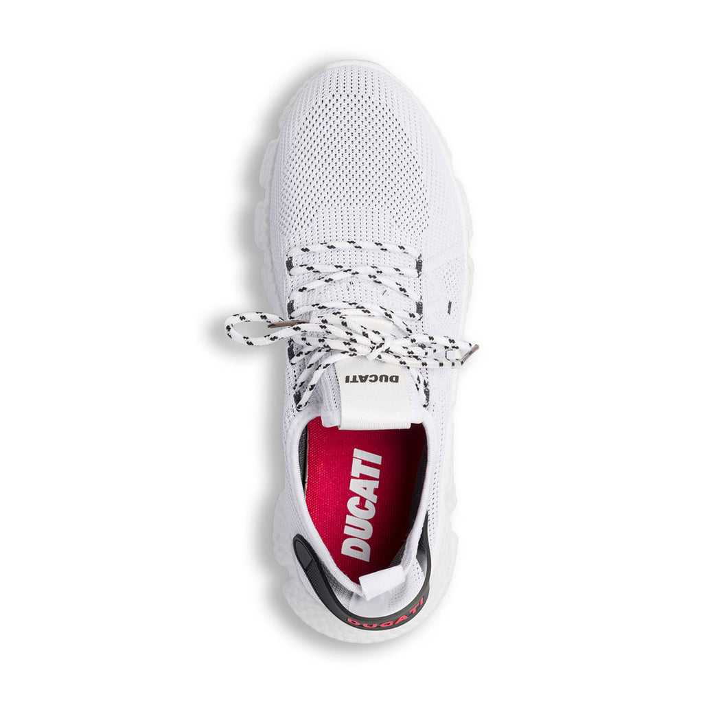 Sneakers bianche in mesh da uomo Ducati