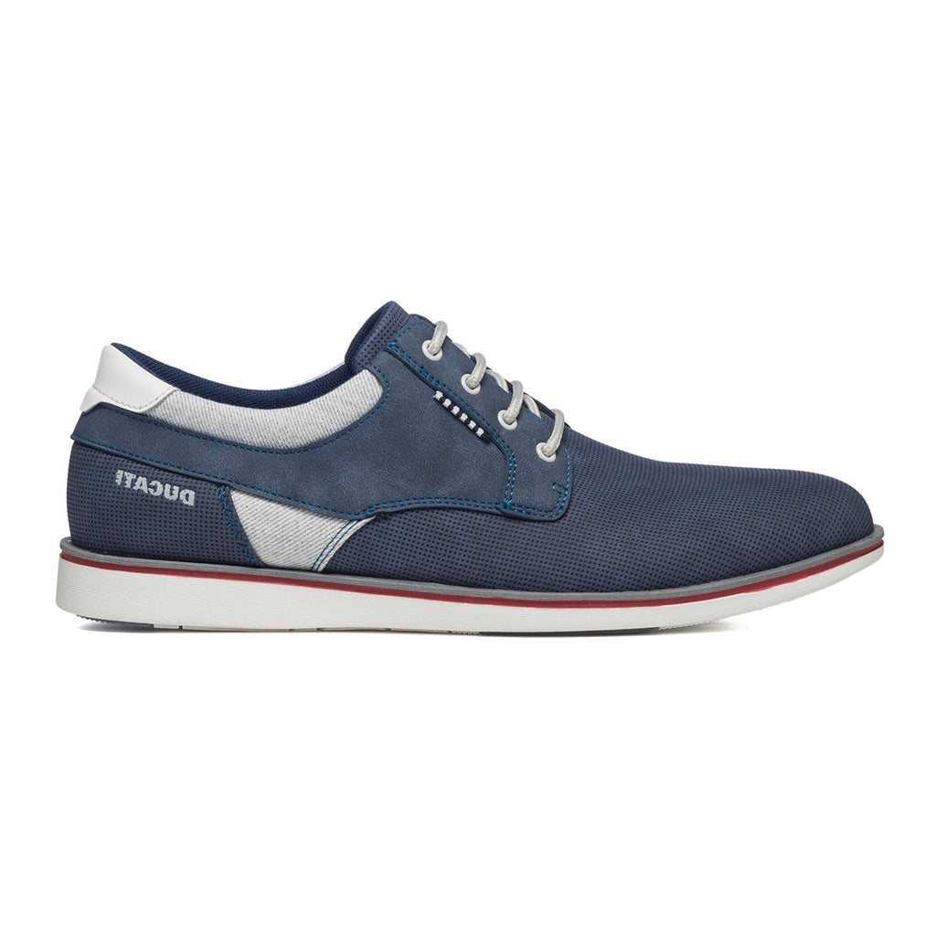 Stringate casual blu navy effetto traforato Ducati