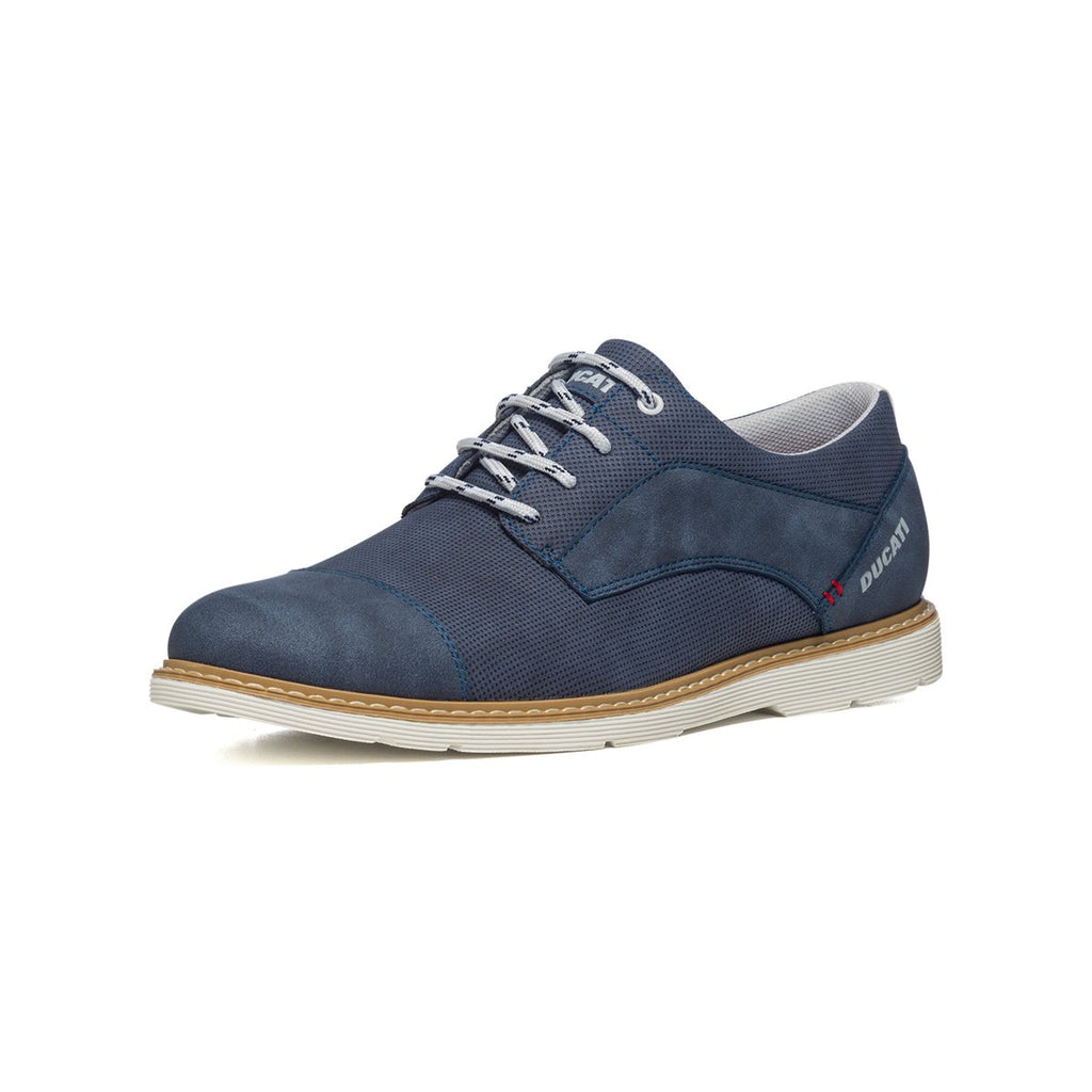 Stringate casual blu navy effetto traforato Ducati