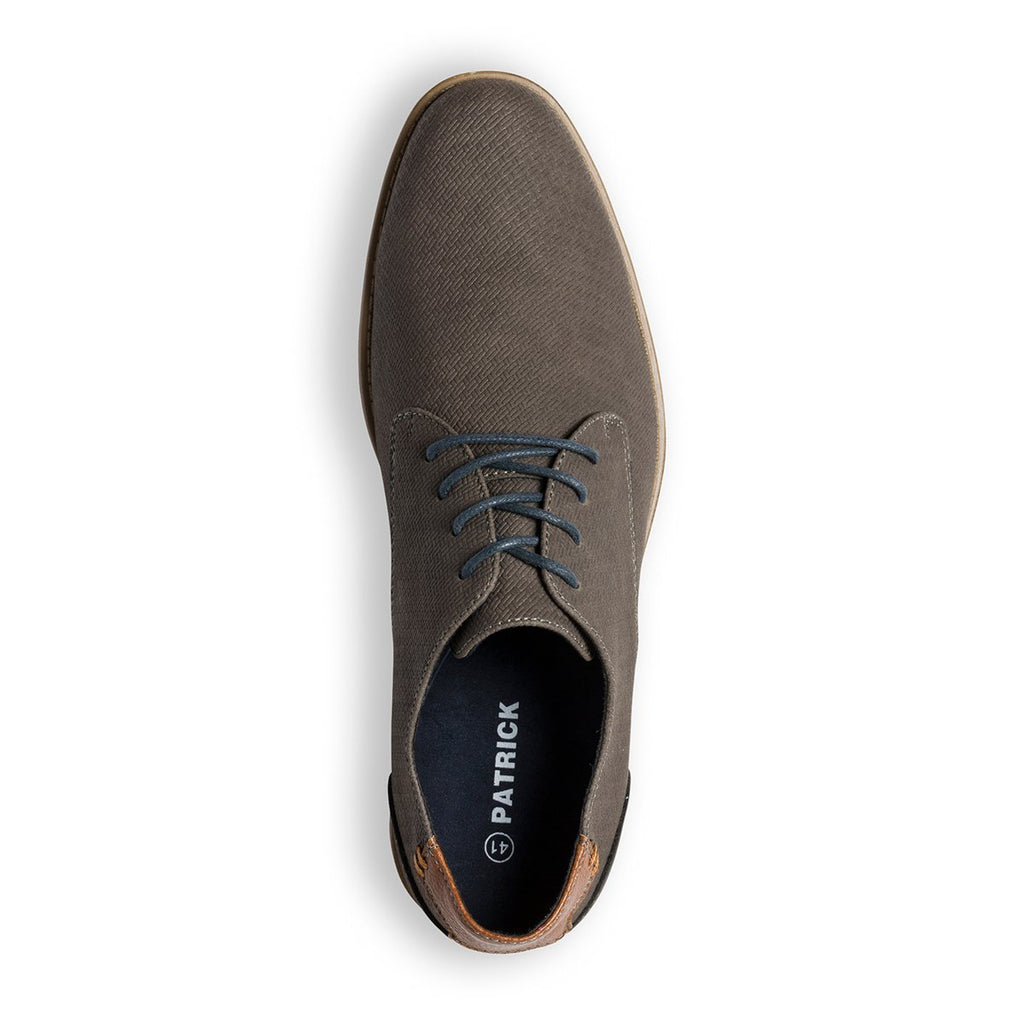 Stringate grigio scuro con allacciatura Derby Patrick