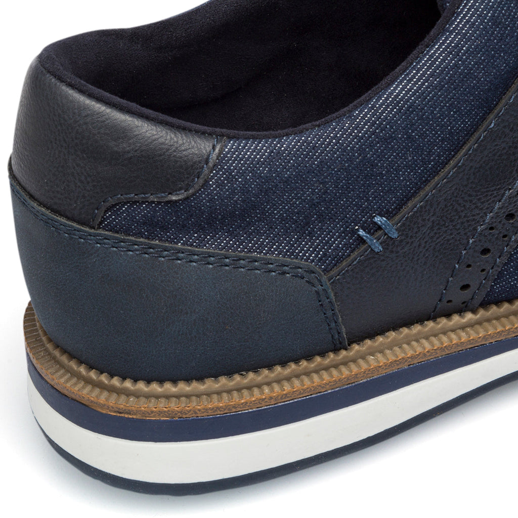 Stringate casual blu navy da uomo Patrick