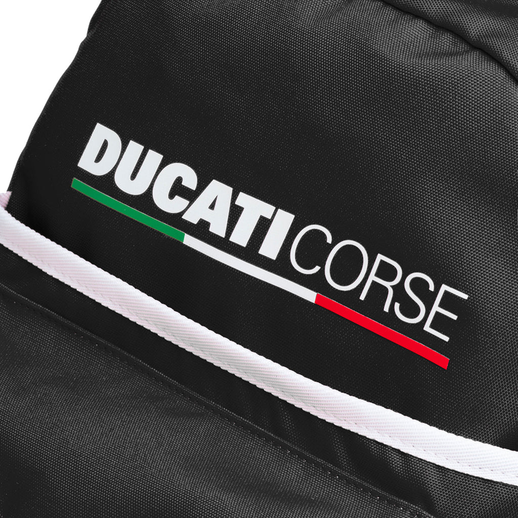 Zaino nero con logo Ducati Corse