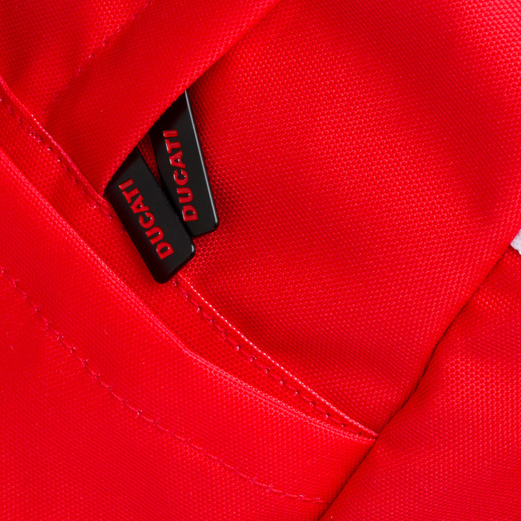 Zaino rosso con logo Ducati Corse