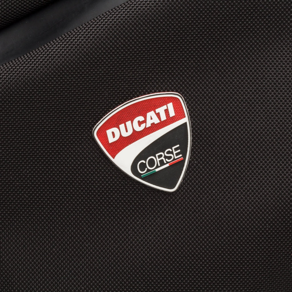 Zaino nero con badge Ducati Corse