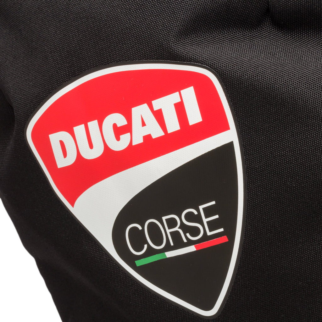 Zaino nero con badge Ducati Corse