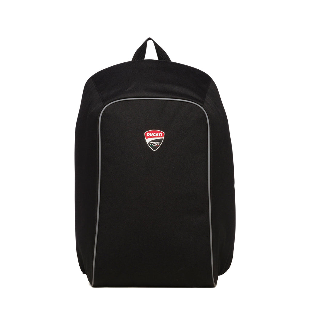 Zaino nero con badge Ducati Corse