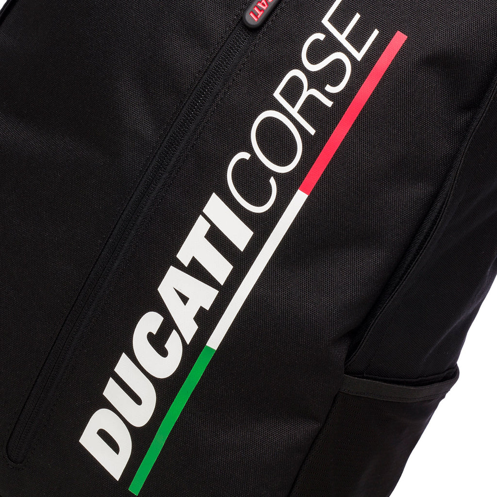 Zaino nero con logo Ducati Corse