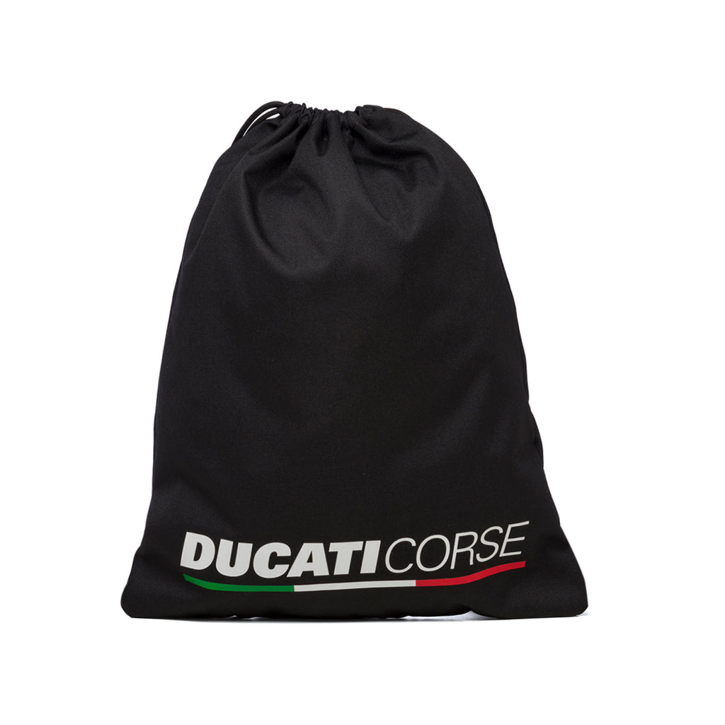 Sacca da palestra nera con logo Ducati Corse