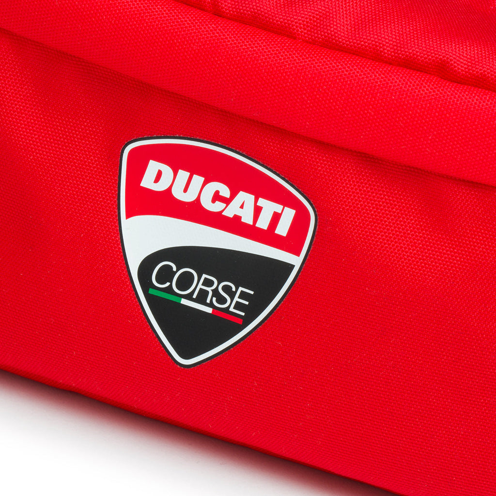 Marsupio rosso con badge Ducati Corse