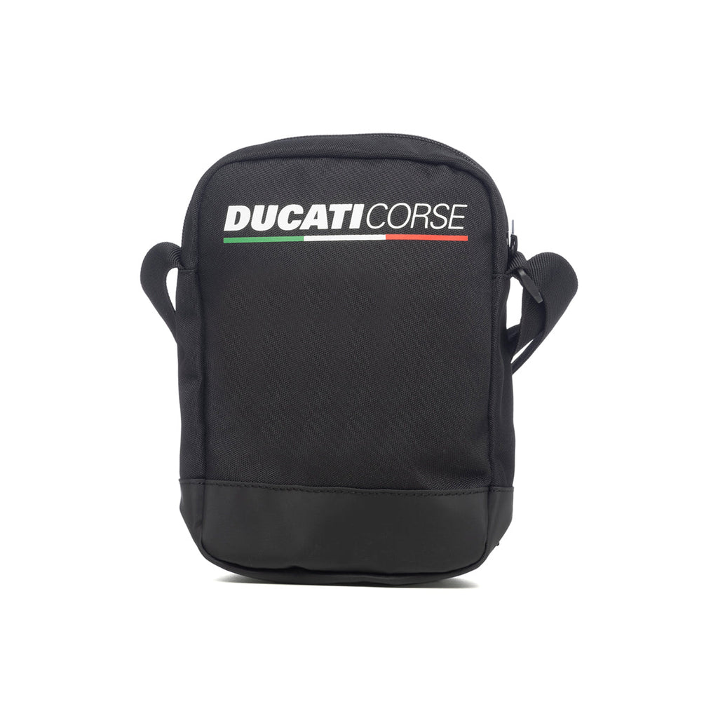 Borsello nero con badge Ducati Corse