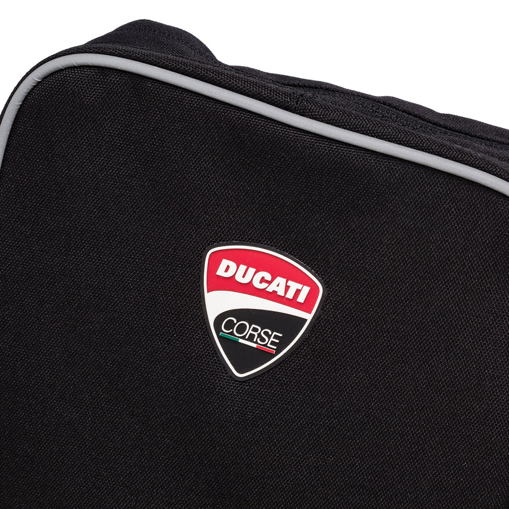 Borsello nero con badge Ducati Corse