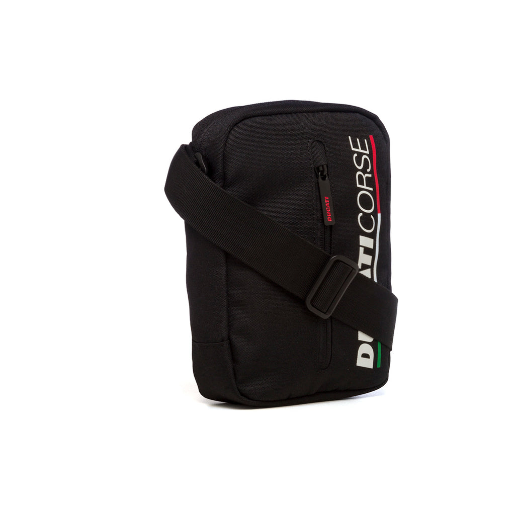 Borsello nero con logo frontale Ducati Corse