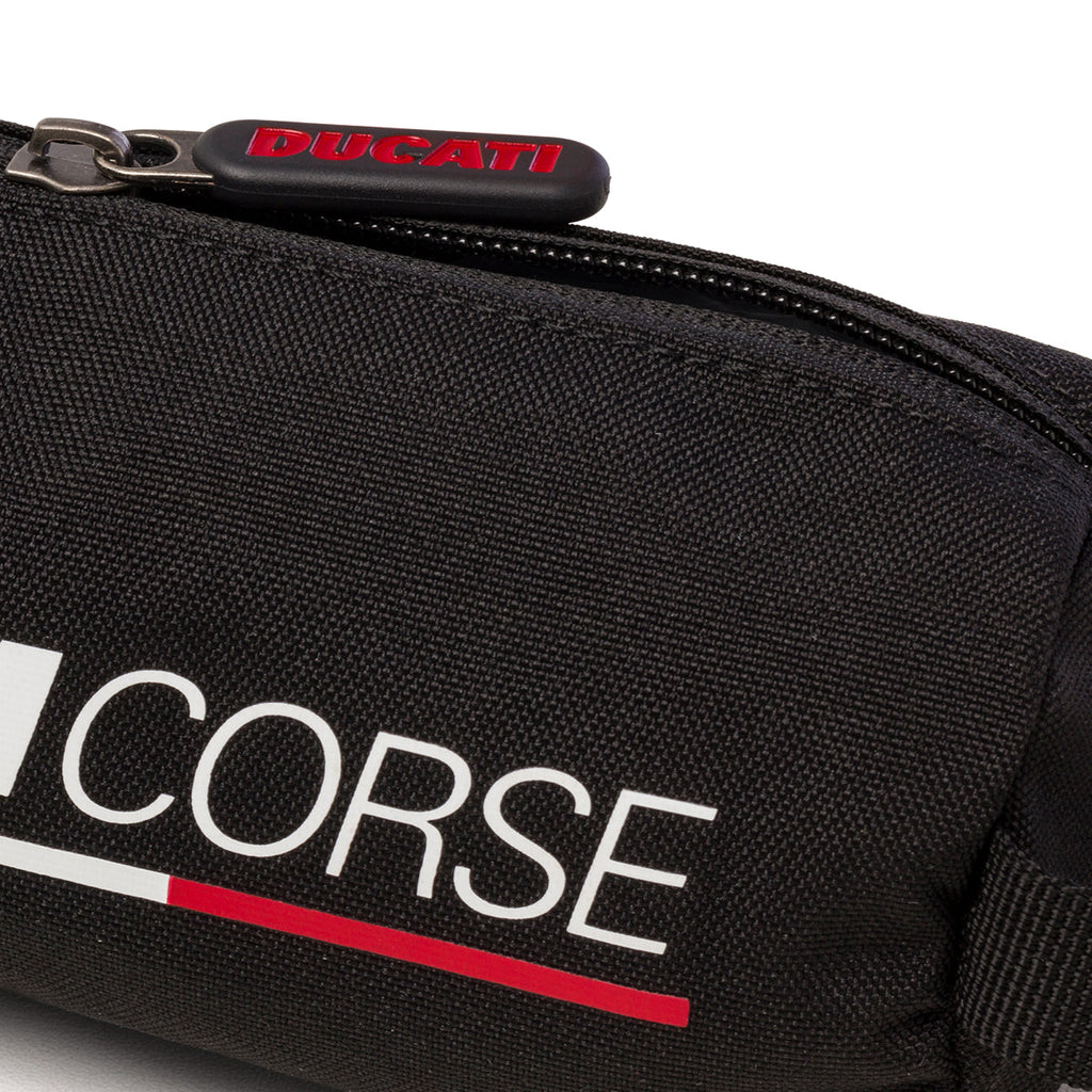 Zaino nero con astuccio portaoggetti Ducati Corse