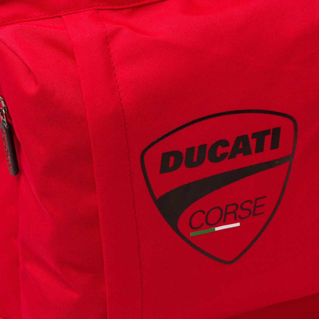 Zaino rosso con astuccio portaoggetti Ducati Corse