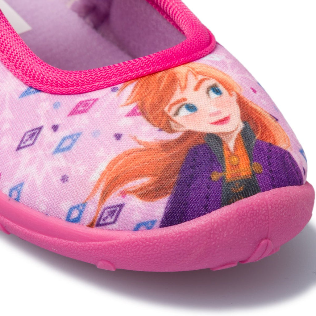 Pantofole da bambina fucsia con stampa Frozen