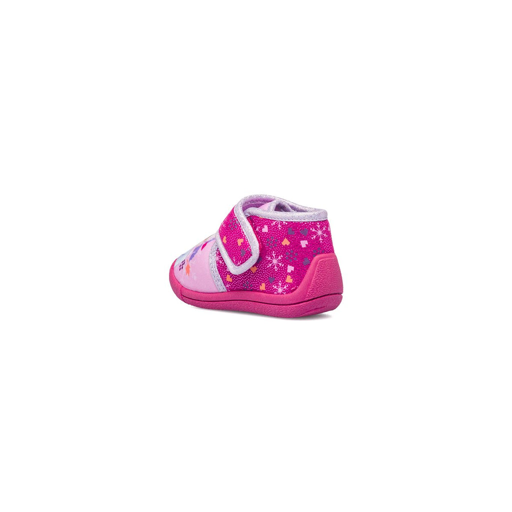 Pantofole da bambina fucsia con stampa Frozen