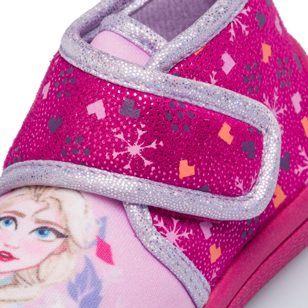 Pantofole da bambina fucsia con stampa Frozen