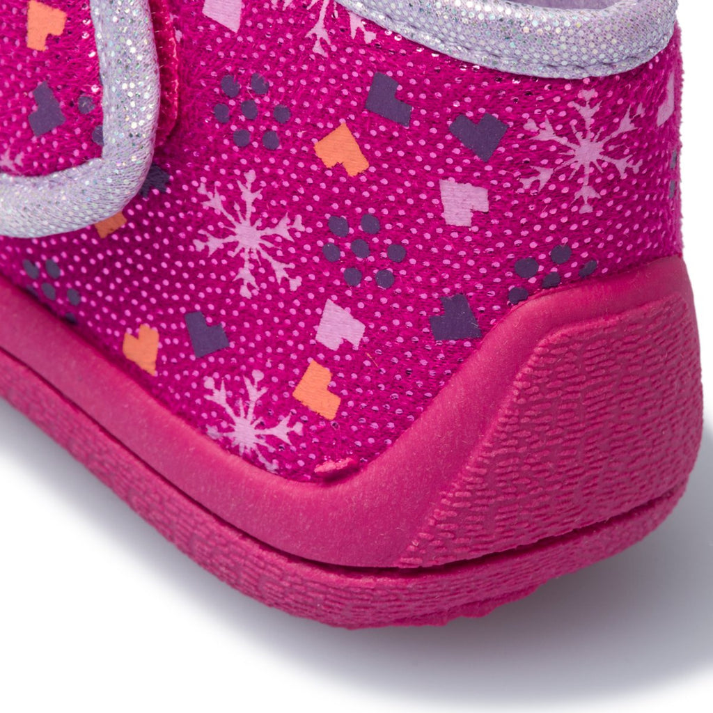 Pantofole da bambina fucsia con stampa Frozen