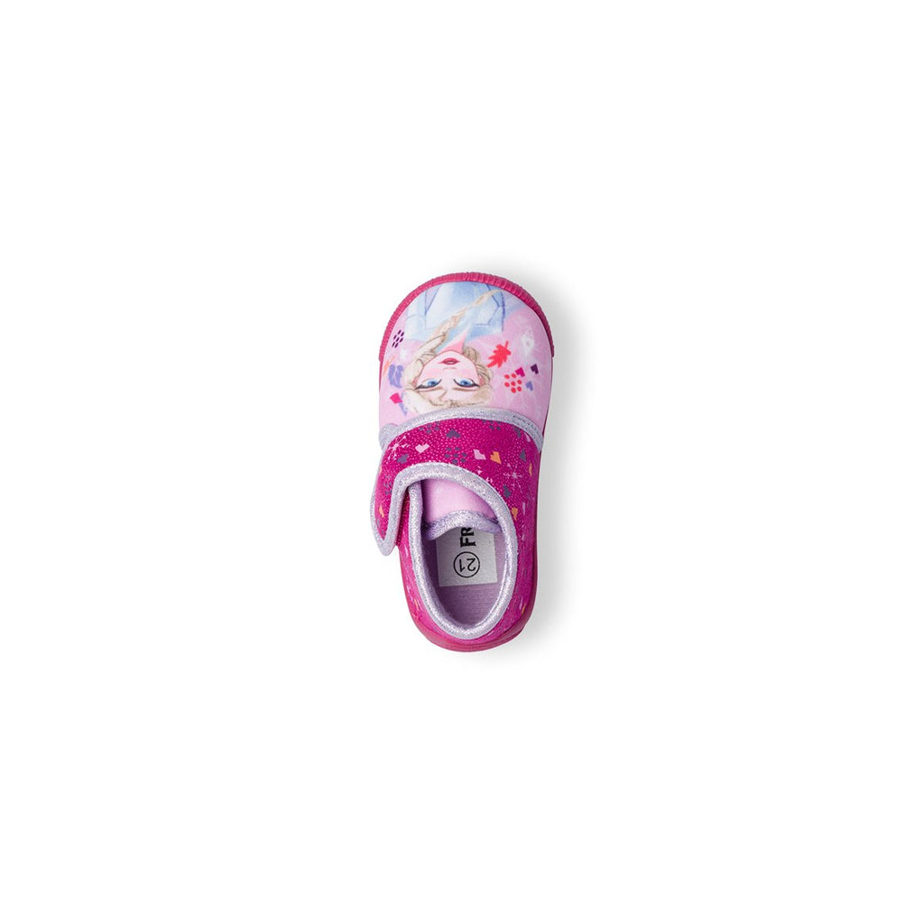 Pantofole da bambina fucsia con stampa Frozen