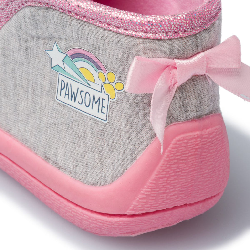 Pantofole da bambina rosa con stampa Paw Patrol