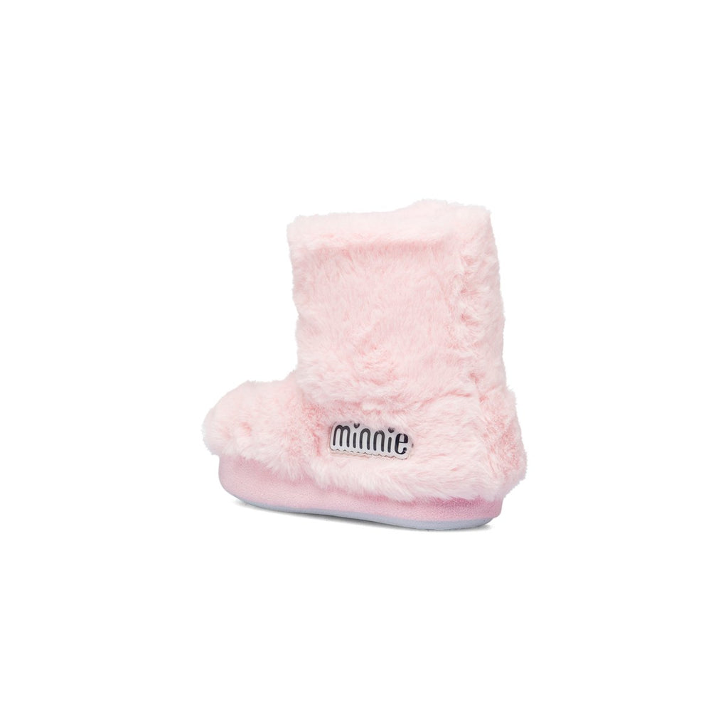 Pantofole da bambina rosa con stampa Minnie