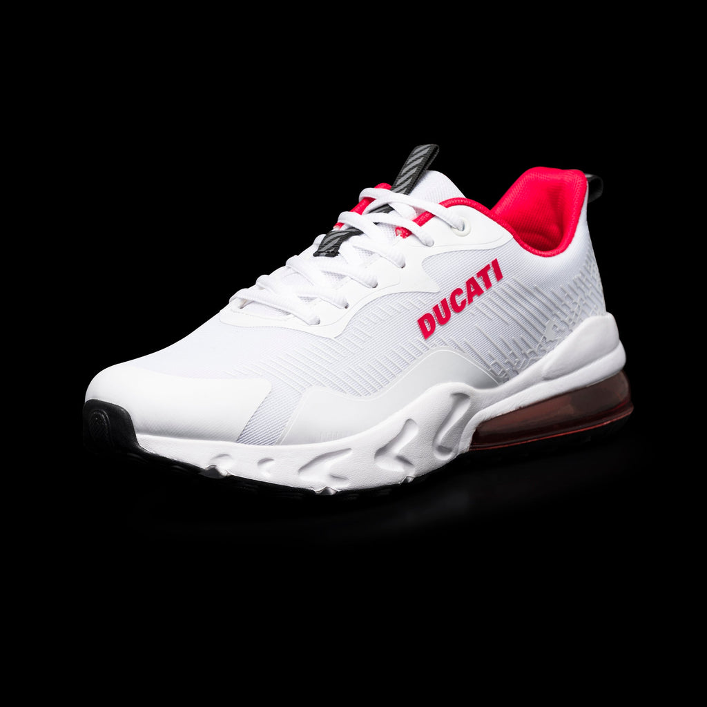 Sneakers bianche da uomo con suola ad aria Ducati D-Bounce