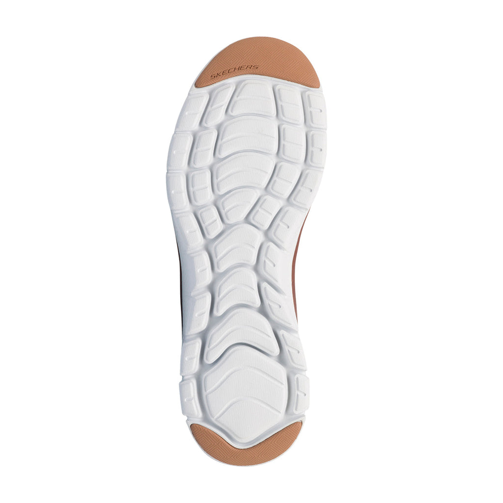 Scarpe da ginnastica bianche da donna con logo Skechers Flex Appeal 4.0