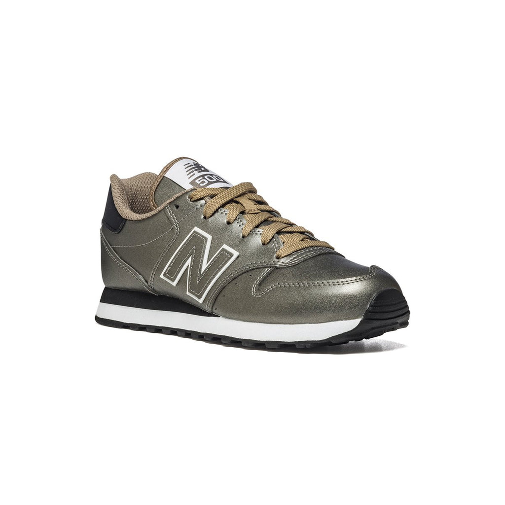 Sneakers argento effetto laminato New Balance 500 Metallic