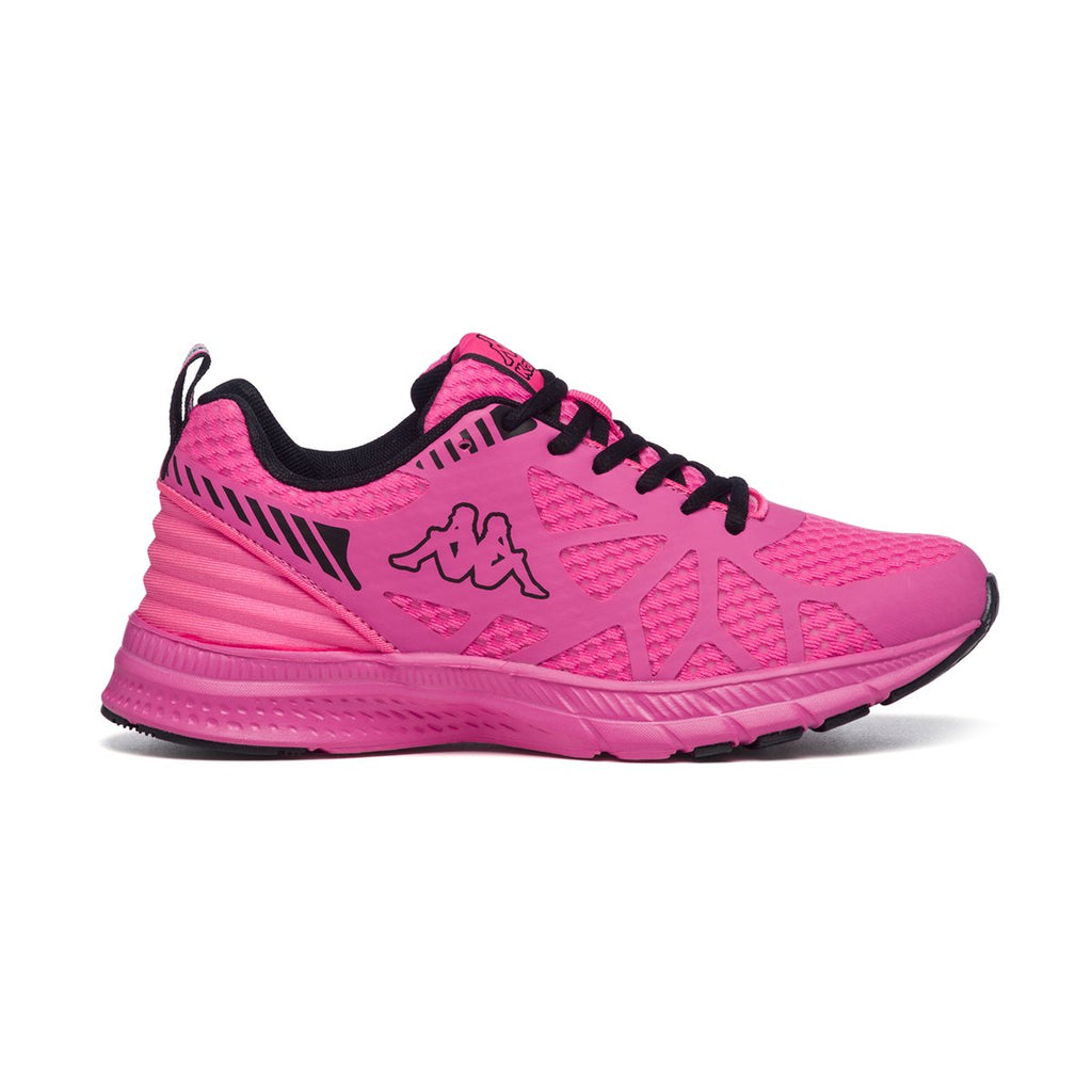 Scarpe da running rosa in tessuto mesh con logo laterale Kappa Nennis