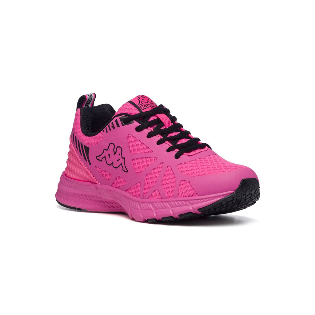 Scarpe da running rosa in tessuto mesh con logo laterale Kappa Nennis