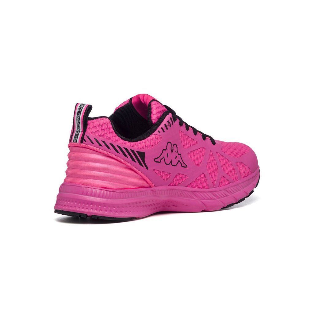 Scarpe da running rosa in tessuto mesh con logo laterale Kappa Nennis