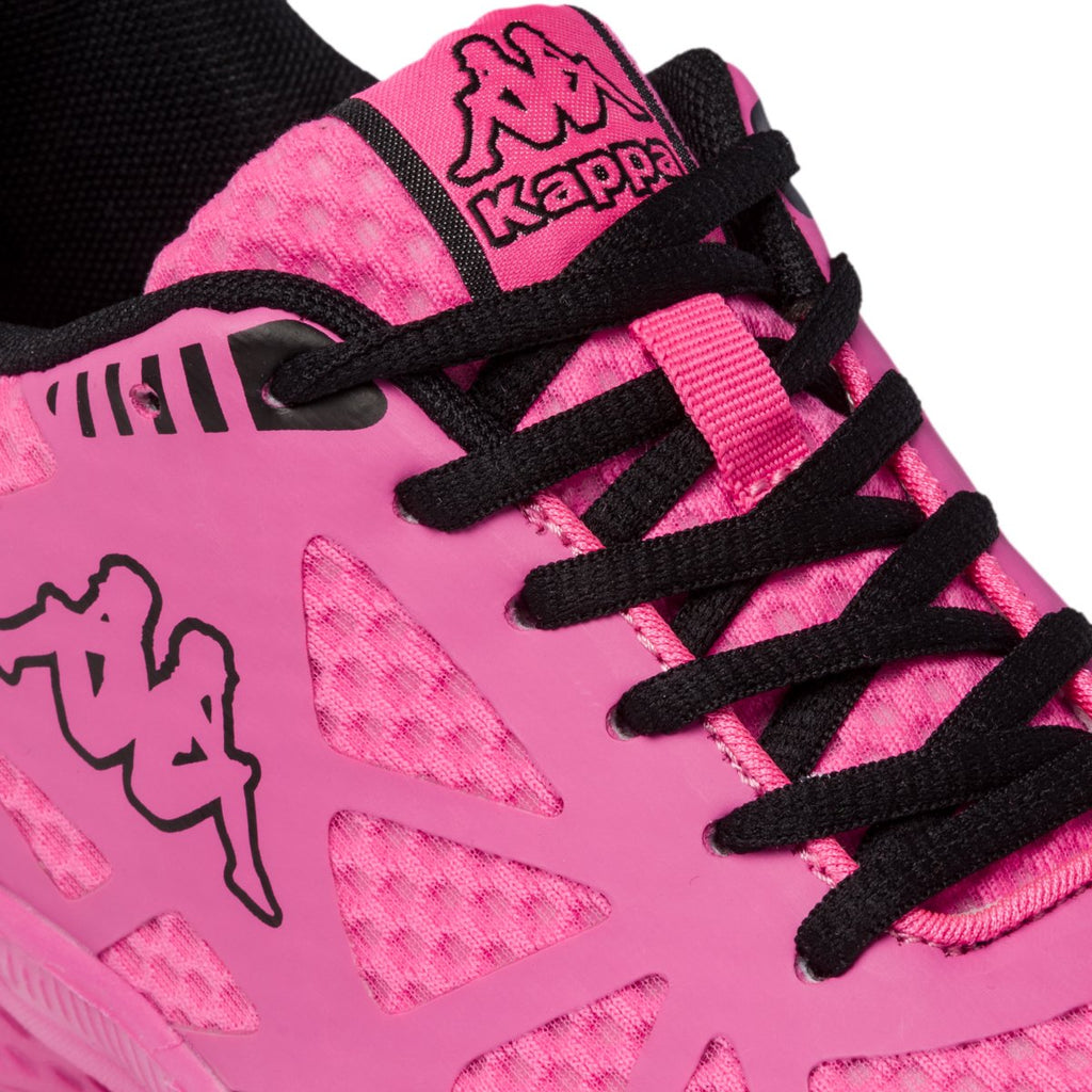 Scarpe da running rosa in tessuto mesh con logo laterale Kappa Nennis