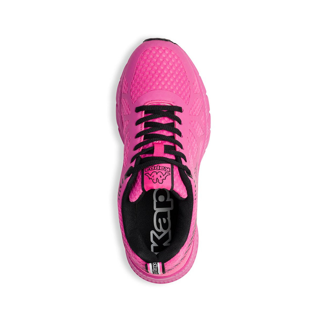 Scarpe da running rosa in tessuto mesh con logo laterale Kappa Nennis