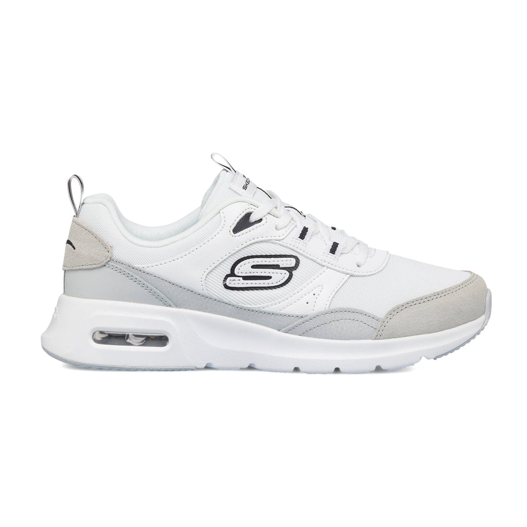 Scarpe da ginnastica bianche da donna con soletta Memory Foam Skechers Skech-Air Court - Cool Avenue