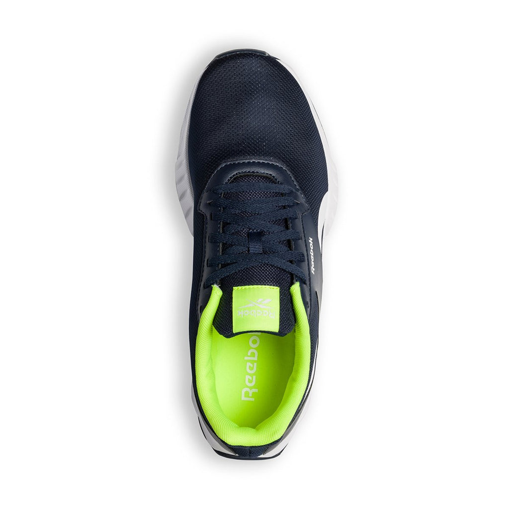 Scarpe da running blu in tessuto mesh con logo a contrasto Reebok Lite Plus 2.0