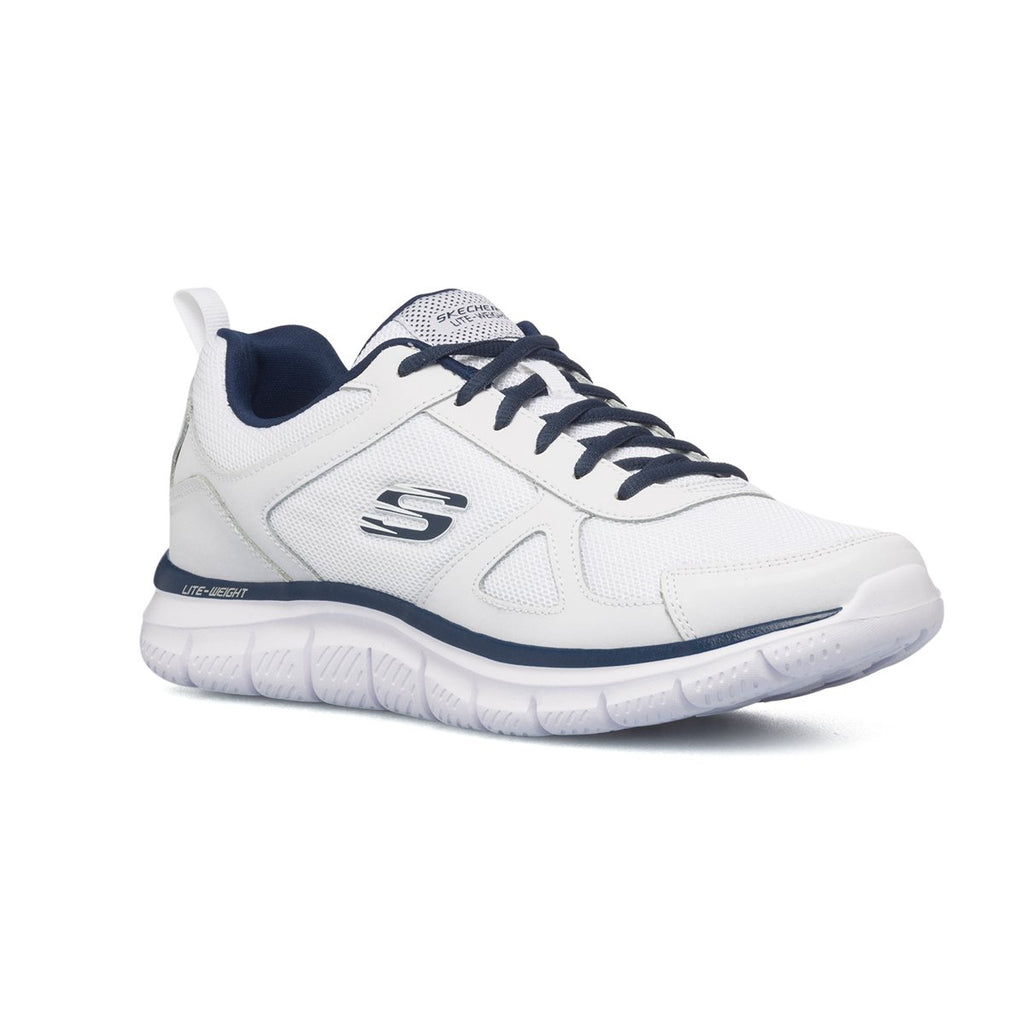 Scarpe da running bianche con suola Memory Foam Skechers Track